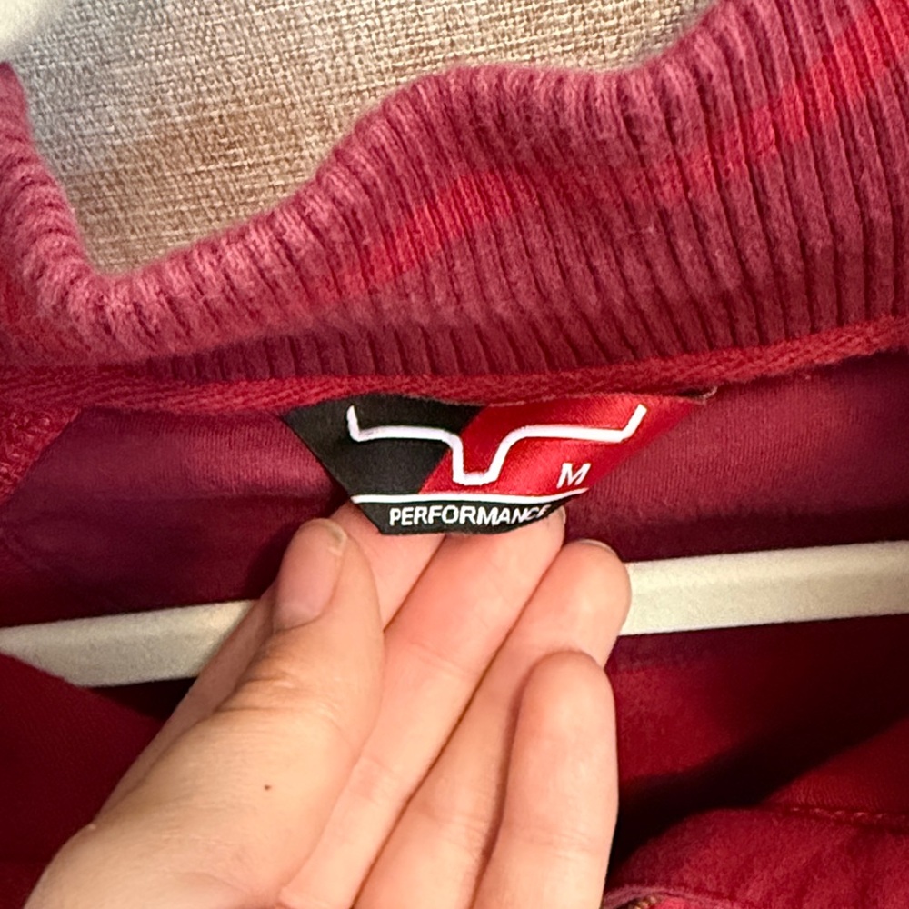 Kimes Ranch Red Zip-Up Sweater - Picture 2 of 3